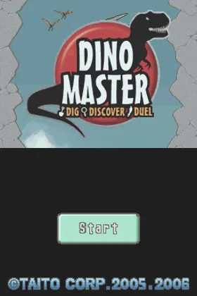 Dino Master - Dig, Discover, Duel (USA) screen shot title